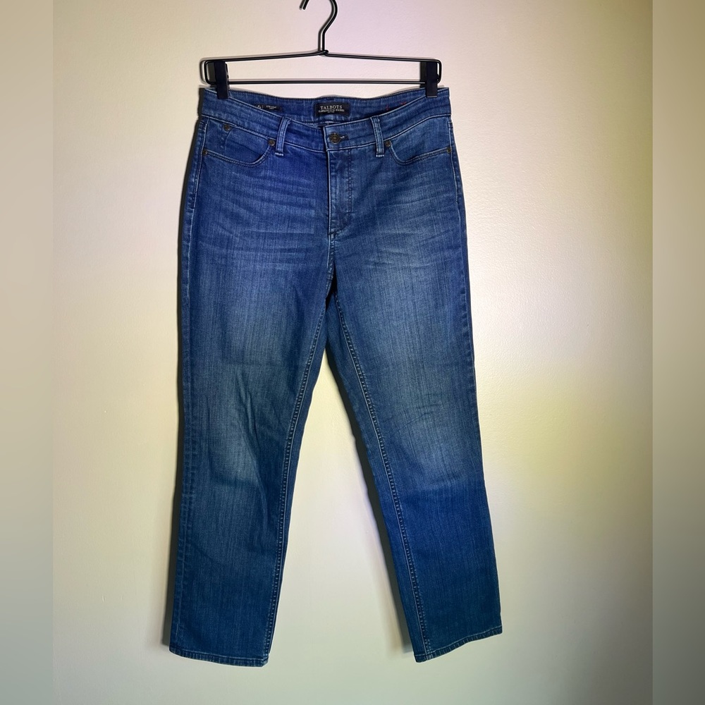 Talbots Flawless Five Pocket Denim Jeans - Straight Curvy - Size 6 Petite